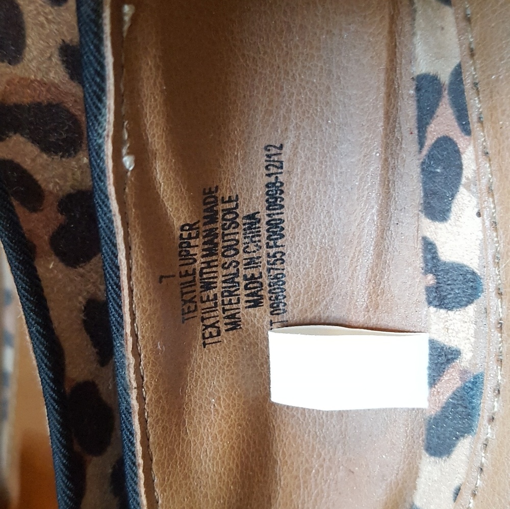 MOSSIMO leopard print loafer flats - Picture 5 of 8
